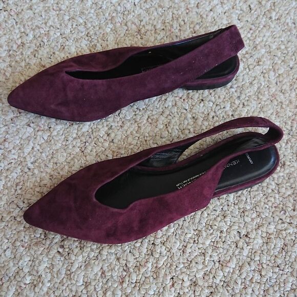Kennel & Schmenger burgundy Slingback flats size 6.5 - Picture 4 of 11